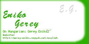 eniko gerey business card